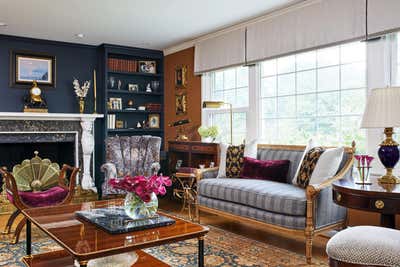  Traditional Family Home Living Room. #mcleanrenovation by Laura Fox Interior Design.