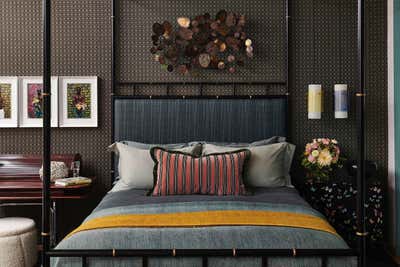  Eclectic Mid-Century Modern Retail Bedroom. At Home with Themes & Variations by Hubert Zandberg Interiors.