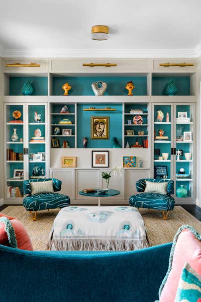  Eclectic Beach House Living Room. West Palm Beach Chic by Cloth & Kind.