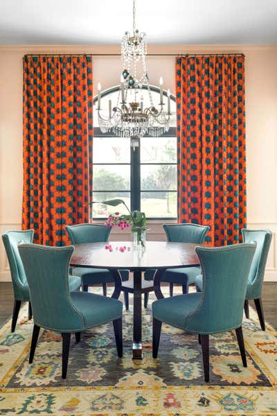  Transitional Beach House Dining Room. West Palm Beach Chic by Cloth & Kind.