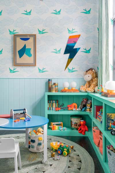  Eclectic Beach House Children's Room. West Palm Beach Chic by Cloth & Kind.