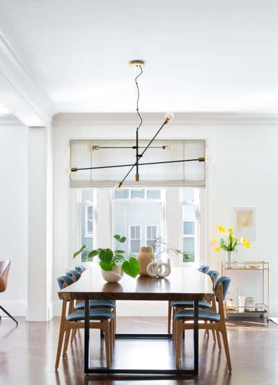  Contemporary Apartment Dining Room. Pacific Heights Pops by Regan Baker Design.
