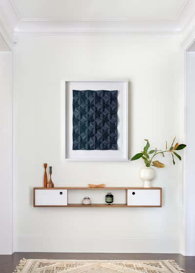  Mid-Century Modern Apartment Entry and Hall. Pacific Heights Pops by Regan Baker Design.