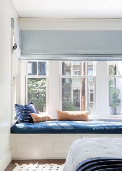  Traditional Apartment Bedroom. Pacific Heights Pops by Regan Baker Design.