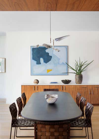  Industrial Family Home Dining Room. Santa Monica by Josh Greene Design.