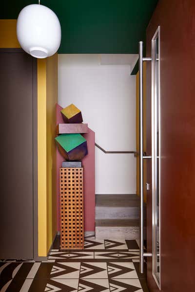  Modern Apartment Entry and Hall. Brooklyn by Josh Greene Design.