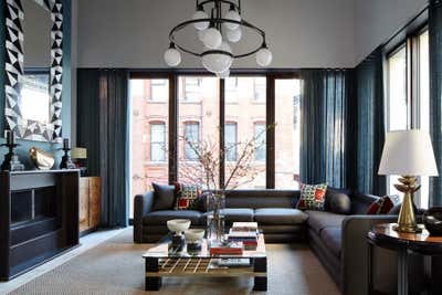 Modern Apartment Living Room. Brooklyn by Josh Greene Design.