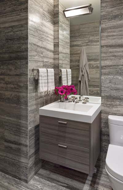  Modern Apartment Bathroom. Greenwich Village by Josh Greene Design.