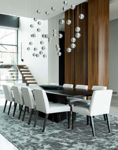  Contemporary Family Home Dining Room. Montreal Contemporary by Julie Charbonneau Design.
