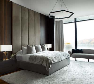  Contemporary Family Home Bedroom. Montreal Contemporary by Julie Charbonneau Design.