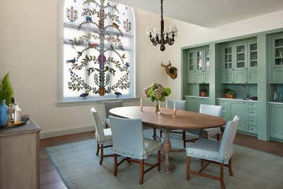  Country Dining Room. Mountain Town, Colorado by Kimille Taylor Inc.