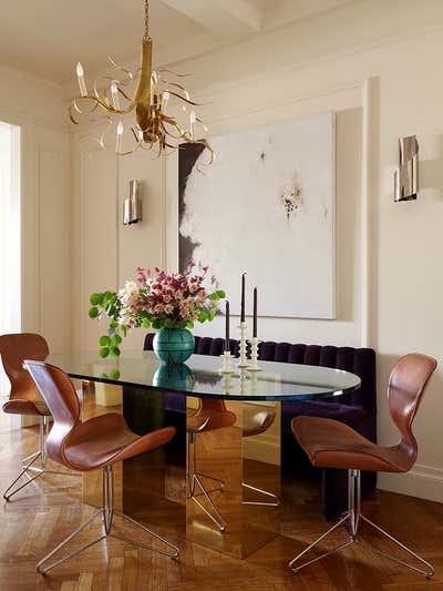  Eclectic Apartment Dining Room. Kimille Taylor's Home by Kimille Taylor Inc.