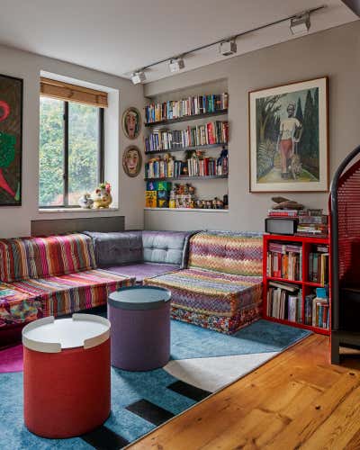 Eclectic Apartment Living Room. Chelsea Project by PROJECT AZ.