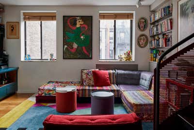 Eclectic Apartment Living Room. Chelsea Project by PROJECT AZ.