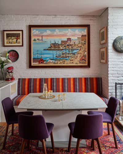  Eclectic Apartment Dining Room. Chelsea Project by PROJECT AZ.
