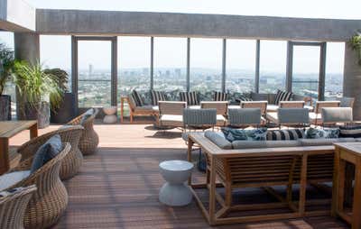 Modern Hotel Patio and Deck. The James Hotel/West Hollywood by Wendy Haworth Design Studio.