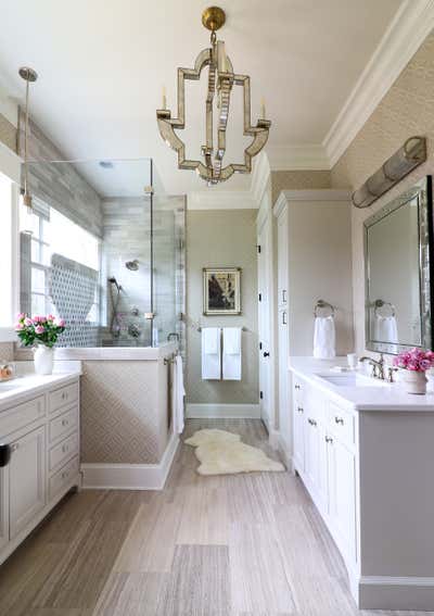  Contemporary Family Home Bathroom. Richmond, VA | Meadows by Bridget Beari Designs.