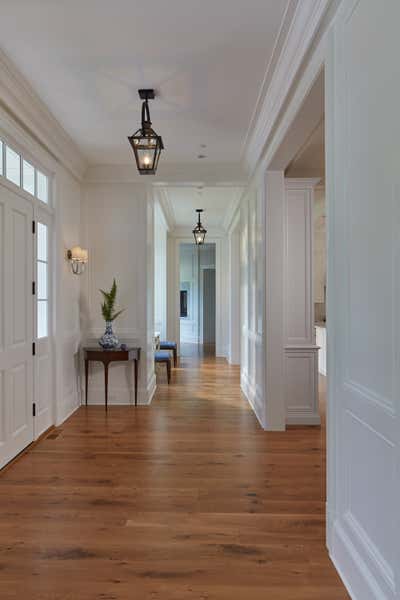  Transitional Family Home Entry and Hall. Oxford Residence by Purple Cherry Architects.
