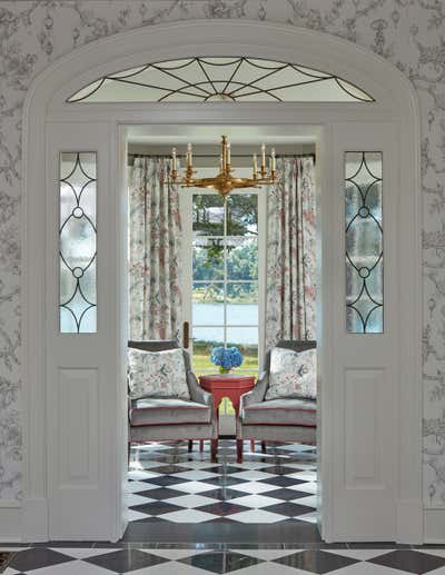  Traditional Family Home Entry and Hall. Chesapeake Bay Residence by Purple Cherry Architects.