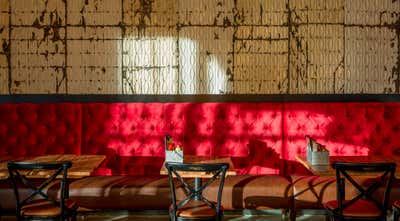  Rustic Country Restaurant Bar and Game Room. Six String Grill & Stage by Assembly Design Studio.