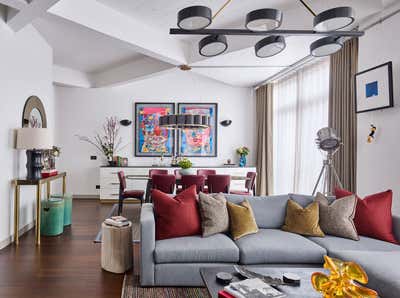 Contemporary Bachelor Pad Living Room. Lofty Ambitions - London Bachelor Pad by Studio L London.