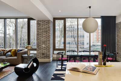  Eclectic Apartment Dining Room. Global Traveller - New York loft style apartment by Studio L London.