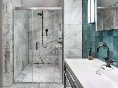  Eclectic Apartment Bathroom. Global Traveller - New York loft style apartment by Studio L London.