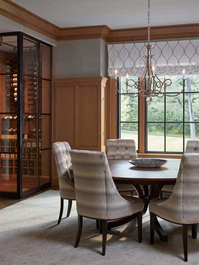  Transitional Family Home Dining Room. Lutherville-Timonium Residence by Purple Cherry Architects.