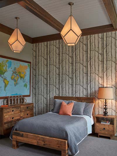  Country Family Home Bedroom. Lutherville-Timonium Residence by Purple Cherry Architects.