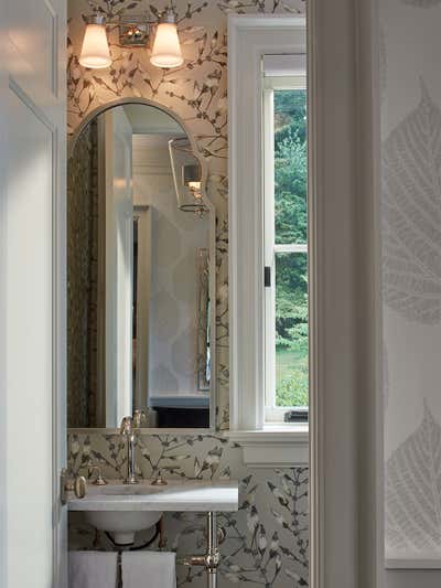  Transitional Family Home Bathroom. Lutherville-Timonium Residence by Purple Cherry Architects.