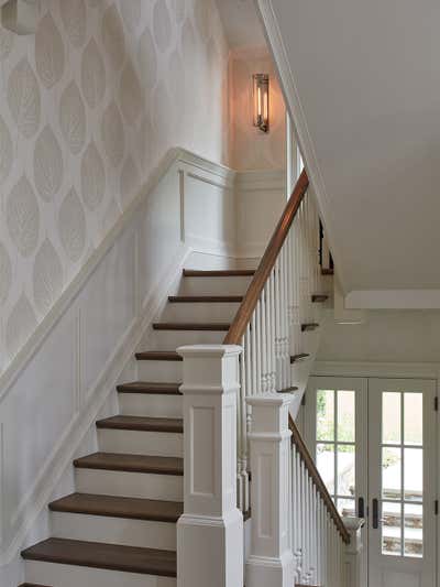  Transitional Family Home Entry and Hall. Lutherville-Timonium Residence by Purple Cherry Architects.