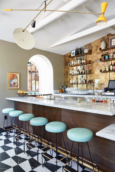 Eclectic Restaurant Bar and Game Room. Felix Trattoria by Wendy Haworth Design Studio.