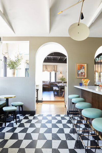  Eclectic Restaurant Bar and Game Room. Felix Trattoria by Wendy Haworth Design Studio.