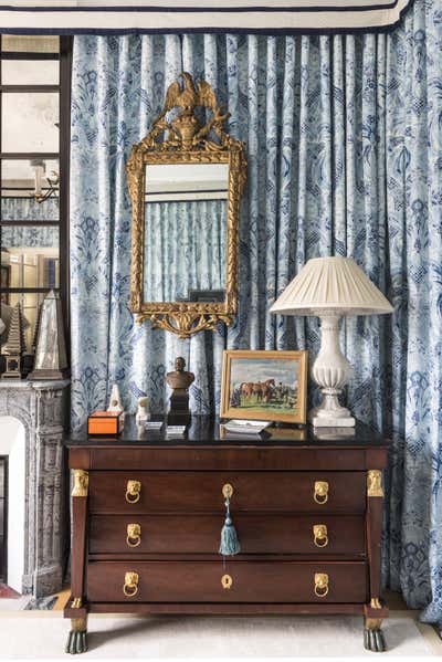  French Bedroom. Parisian Pied a Terre  by Timothy Corrigan, Inc..