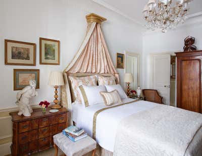  Traditional Vacation Home Bedroom. Parisian Pied a Terre  by Timothy Corrigan, Inc..