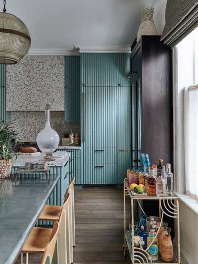  Mid-Century Modern Family Home Kitchen. Portobello road by Hubert Zandberg Interiors.