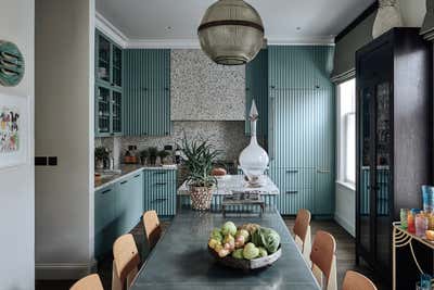  Eclectic Family Home Kitchen. Portobello road by Hubert Zandberg Interiors.