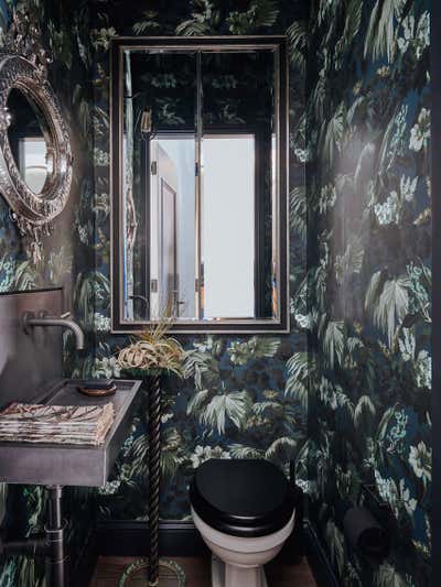  Bohemian Family Home Bathroom. Portobello road by Hubert Zandberg Interiors.