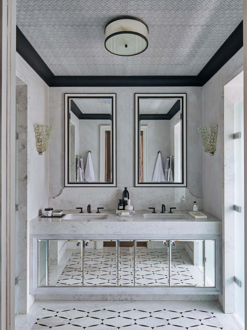 Hollywood Regency Bathroom