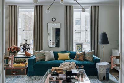  Bohemian Living Room. Portobello road by Hubert Zandberg Interiors.