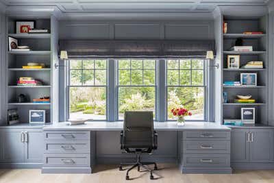 Traditional Office and Study. Westchester Traditional by Chango & Co..