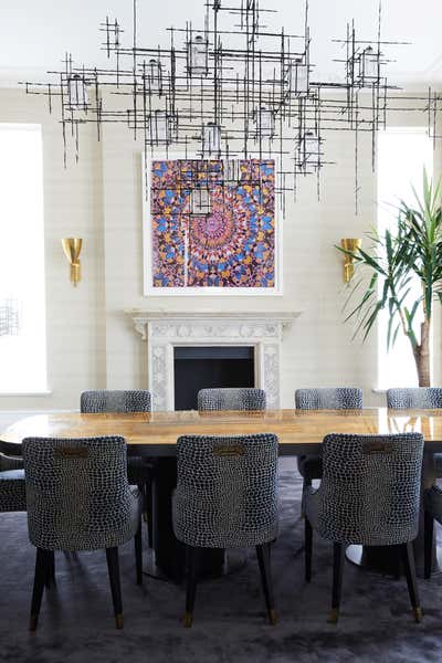  Contemporary Family Home Dining Room. Townhouse, West London, UK by Peter Mikic Interiors.