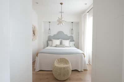 Beach Style Beach House Bedroom. Alys Beach, Florida by Bridget Beari Designs.