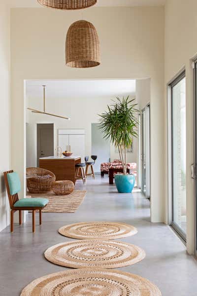  Mid-Century Modern Family Home Entry and Hall. Country Club Drive by Angie Hranowsky.
