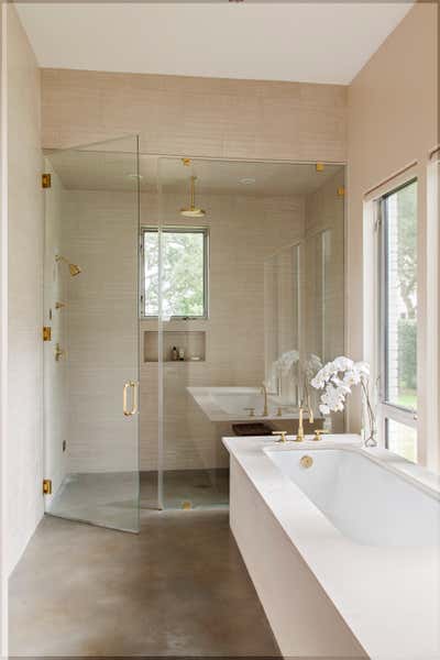  Eclectic Family Home Bathroom. Country Club Drive by Angie Hranowsky.