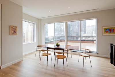  Mid-Century Modern Apartment Dining Room. Penthouse Apartment by Level Eleven Studio.