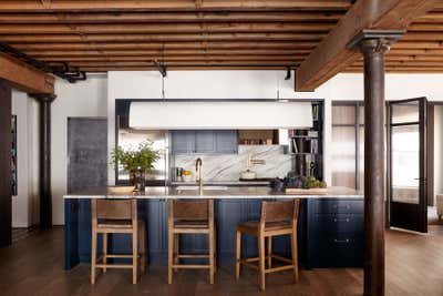  Industrial Contemporary Apartment Kitchen. FRANKLIN STREET by Dumais ID.