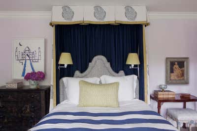  Traditional Family Home Bedroom. Greenwich Estate by Kevin Isbell Interiors.