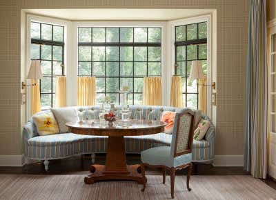  Traditional Family Home Dining Room. Greenwich Estate by Kevin Isbell Interiors.