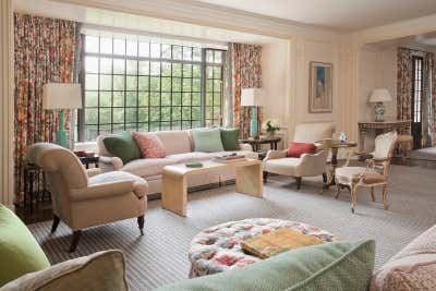  Traditional Family Home Living Room. Greenwich Estate by Kevin Isbell Interiors.